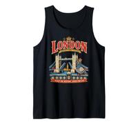 Paloma de Londres, Divertido Puente icónico de la Torre y el río Támesis Camiseta sin Mangas