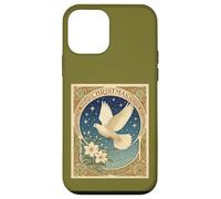Paloma de Navidad con Paneles Decorativos de Estilo Vintage Carcasa para iPhone 12 Mini