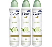 Paloma desodorante antitranspirante pepino y té verde mujeres 250 ml - pack de 3