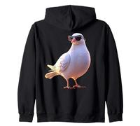 Paloma en Blanco Paloma de Ciudad Paloma Torcaz Blanca Sudadera con Capucha