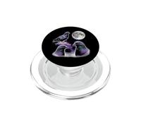Paloma Luna - Palomas Divertidas Humor de pájaro Novedad Linda Paloma PopSockets PopGrip para MagSafe