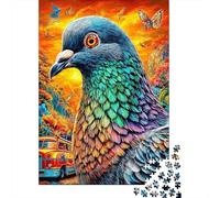 Paloma Rompecabezas 1000 Piezas Puzzles para Adolescentes Y Niños Jigsaw Puzzles Juguete De Desafío, 38x26cm/1000pcs