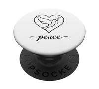Paloma Sagrada Corazón pacífico para Que los Amantes de la Naturaleza muestren fe PopSockets PopGrip Adhesivo