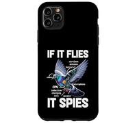 Paloma Si Vuela Espías Paloma Anatomía Teoría Pájaro CCTV Carcasa para iPhone 11 Pro MAX