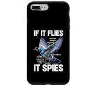 Paloma Si Vuela Espías Paloma Anatomía Teoría Pájaro CCTV Carcasa para iPhone 7 Plus/8 Plus