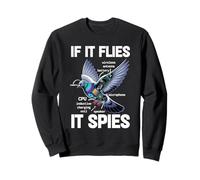 Paloma Si Vuela Espías Paloma Anatomía Teoría Pájaro CCTV Sudadera