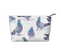 Palomas azuladas,Neceser de Pana, Neceser de Maquillaje portátil, Neceser de Viaje