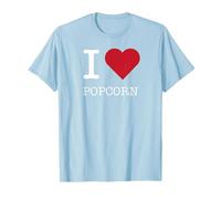 Palomitas de maíz I Heart, I Love Popcorn Camiseta