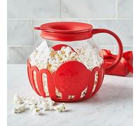Palomitas de maíz para microondas, vidrio de borosilicato de 2.25 cuartos de galón, recipiente para palomitas de maíz para microondas, recipiente de palomitas de maíz de vidrio para microondas, cuenco