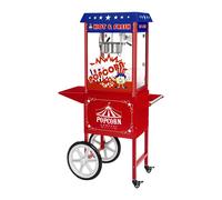 Palomitera profesional con carrito - estilo americano - roja - 5 kg/h | Royal Catering