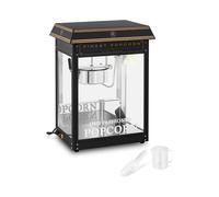 Royal Catering Palomitera Máquina Profesional (Temperatura: 220-270 °C, Potencia: 1.500 W, Negra y dorada) Para Venta Ambulante