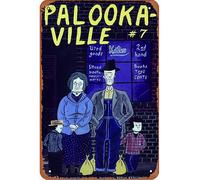 Palookaville #7 - Cartel de metal con diseño de cómics, 20 x 30 cm, decoración de pared retro vintage