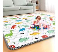 Palopalo - Tapete grueso para bebé para suelo, 71 x 59 pulgadas, tapete de juego grande para parque infantil, acolchado suave para bebés, niños pequeños y bebés, tapete antideslizante y plegable,