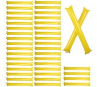 Palos de alegría inflables, palos de auge de espíritu de equipo | 40 palitos de porristas para animar juguetes | Generadores de ruido portátiles para, favores de alegría para eventos deportivos, conc