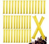 Palos de alegría inflables, palos de auge de espíritu de equipo - Coloridos palos de porristas para inflar varillas | Generadores de ruido portátiles para, favores de alegría para eventos deportivos,