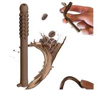 Palos de aliento masticables con aceites esenciales, masticable Breather Quit, Chewable Silicone Chewer for Adults, Can Be Taken Anywhere - Natural Focusing(coffee flavor)