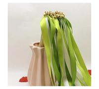 Palos de Cinta Boda 10/30/50 Pcs Mixed Color Silk Ribbon Wands for Wedding & Birthday Party Decorations(Colour D,10pcs)