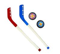 Palos de hockey sobre hielo para niños, palos de hockey de 70 cm con bolas, exquisita artesanía, equipo de entrenamiento de hockeyy, cultivo de capacidad, perfecto juego de iniciación de hockey para