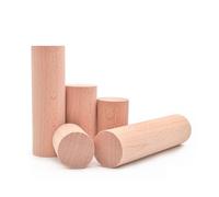 Palos De Madera 10pcs Round Wood Chips Beech Solid Wood Stick Building Block Pile Wood Children DIY Handmade Model Dia1/2/4/5cm Height1-9cm(Dia3.5CM,Height 8cm-10pcs)