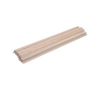 Palos De Madera 50Pcs Wood Dowels 11.8x0.16 Inch Unfinished Wood Craft Sticks DIY Small Wooden Rods For Woodworking Art Projects(30X0.4X0.4CM)