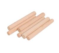 Palos De Madera 5pcs 10cm 15cm 20cm 40cm No Hole Long Straight Natural Wood Sticks For DIY Crafts Woodcraft(1.2 x 10 m-5pcs)