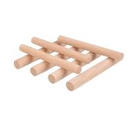 Palos De Madera 5pcs 10cm 15cm 20cm 40cm No Hole Long Straight Natural Wood Sticks For DIY Crafts Woodcraft(1x20cm-5pcs)