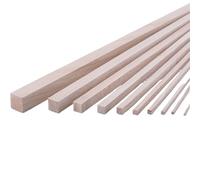 Palos De Madera Barra de madera cuadrada 30 cm largo, tiras for maquetas aviones, manualidades hechas a mano(10PCS 5mm)