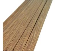 Palos de madera de balsa 10 Uds. Palos sin terminar, tiras de madera teca Natural L500mm 450mm, palo Simple hecho a mano for muebles bricolaje carpintería(500X6MMX4MM)