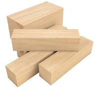 Palos de madera de balsa Bloque for tallar madera, 10 * 5mm 10 * 2,5mm Kit de bloques for tilo Premium, tiras palos Balsa Hobby for adultos