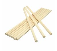 Palos De Madera De Pino 3-12 Mm X 300 Mm, Paquete De 10(12mm)