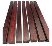 Palos de Madera Mango de instrumento musical madera maciza palisandro hoja pequeña, pieza tallada, hecho a mano, bricolaje(10x3x3cm)