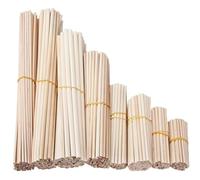 Palos de Madera Palitos de madera for manualidades a granel, palitos for, for(10pcs 8mmx200mm)