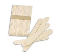 Palos De Madera Para Manualidades - 100 Piezas Depresores, Palitos Para Helados, DIY y Postres
