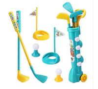 Palos de minigolf de ABS duradero para niños pequeños, seguros y aptos para niños, juegos de golf educativos, tamaño compacto, perfectos par