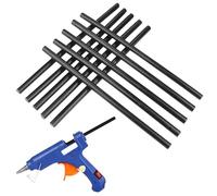 Palos de pegamento negro - Tiras de de pegamento termofusible negro | Palos de reparación de dientes de coche para autos Audios Art Crafts Cerámica