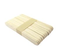 Palos Madera Manualidades 50 palitos de helado de madera, palitos de helado de madera, manualidades, arte, helado, paleta, pastel, herramientas(Colorful Large 50pcs)