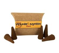 PALOSANTO - Palo Santo Conos Sahumerios Rajneesh - Compuestos de Palo Santo, Sándalo, Copal y Flores de Rosa - Perfumados Calidad Chamánica - Ideal para Yoga y Meditación - Paquete de 5