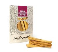 PALOSANTO - Palo Santo Incienso Natural Popular Ayabaca - 8 Palitos de Madera para Quemar - 60 70 Gramos Perú - Palo Santo Limpieza Energetica Yoga Meditación Etico y Sostenible