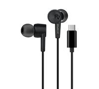 PALOVUE Auriculares Tipo C Auricular In-Ear USB C con Micrófono y Control de Volumen para Google Pixel Samsung Huawei Sony MacBook SoundFlow Negro