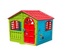 Palplay Casa de Juegos de plástico, casa de diversión, casa de Juegos para Interiores y Exteriores, Resistente a los Rayos UV, casa de Juegos para niñas y niños, diversión imaginativa, Adecuada para