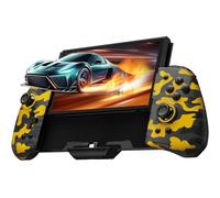 PALPOW Controlador Switch - Compatible con Switch/OLED, diseño ergonómico Luminpad, mando todo en uno, RGB, Turbo, Mapping - Camuflaje Blanco