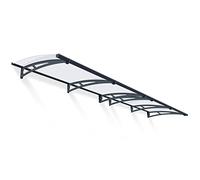 Palram Canopia Aquila 4100 - Toldo para Puerta (Incluye canalón, 410 x 92 cm), Color Gris