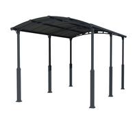 Palram - Canopia Carport Alpine (Medidas ext. (An x Pr): 3,59 x 8,63 m, Carport individual, Antracita)