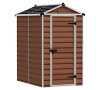 Palram - Canopia Caseta de jardín Skylight (Medidas ext. (An x Pr): 121 x 176 cm, Plástico, Ámbar)