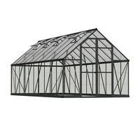 Palram - Canopia Invernadero Balance (Medidas ext. (An x Pr): 244 x 607 cm, 0,7 mm, Gris/Transparente)
