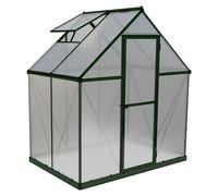 Palram - Canopia Invernadero Mythos (Medidas ext. (An x Pr): 185 x 126 cm, 4 mm, Verde)
