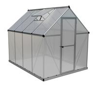 Palram - Canopia Invernadero Mythos (Medidas ext. (An x Pr): 185 x 247 cm, 4 mm, Plateado)