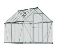 Palram - Canopia Invernadero Mythos (Medidas ext. (An x Pr): 185 x 306 cm, 4 mm, Plateado)