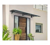 Palram - Canopia Marquesina para puerta Aquila (205,5 x 91,5 x 17,5 cm, Antracita, Color del techo: Gris)