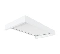 Palram - Canopia Marquesina para puerta Sophia (160 x 95 x 17 cm, Blanco, Color del techo: Blanco opal)